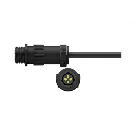 C412 DATA COLLECTOR CONNECTOR, 4 SOCKET TYCO/AMP CONNECTOR FOR SINGLE CHANNEL TACHOMETER INPUT