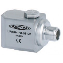 LP258-M12D Low Cost, Loop Power Vibration Sensor, Velocity, 4-20 mA Output, Side Exit, M8 Captive Bolt  NOT AVALIABLE!