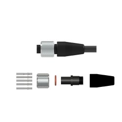 CK-M2A 5 Socket M12 Connector Kit For Use with 2 Conductor Cable, Polycarbonate, 250 °F (121 °C) Max Temp
