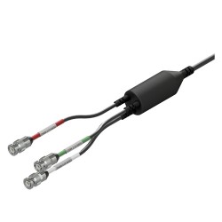 F3D 3 Channel BNC Plug Connector, Polyurethane Molded, 121 °C Max Temp