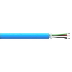 CB194 4 Conductor Cable, Blue Thermoplastic Elastomer 