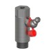 MH134-4B HEX HEAD ACCELEROMETER MOUNTING PAD WITH 45° ZERK GREASE FITTING ADAPTER