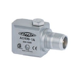 AC936 Low Capacitance, Class I, Division 2/Zone 2 Accelerometer, Side Exit Connector/Cable, 100 mV/g