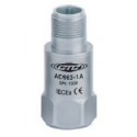 AC963 alacsony kapacitású IECEx minősítésű gyújtószikramentes rezgésgyorsulás érzékelő: 50 mV/g érzékenység, felső kivezetésű