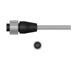 A6A 6 Socket Mil-Style, Polycarbonate Molded Connector