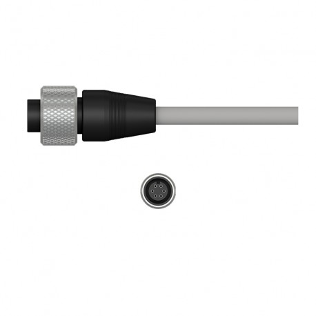 A6A 6 Socket Mil-Style, Polycarbonate Molded Connector