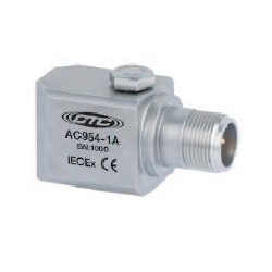 AC954 IEC Certified (IECEx), Intrinsically Safe Accelerometer, Side Exit Connector/Cable, 50 mV/g  NOT AVALIABLE!