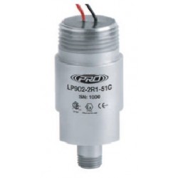 LP902-5XC gyújtószikramentes, loop power rezgésgyorsulás érzékelő és távadó: 4-20 mA, felső kivezetésű szabad vezetékér