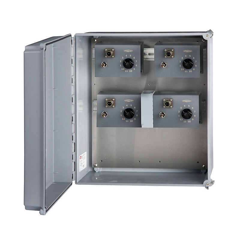 Fiberglass (SSB1002) Switch Boxes 12, 24, 36, 48 Channel Inputs