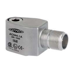 AC944 Class I, Division 2/Zone 2 Accelerometer, Side Exit Connector/Cable, 100 mV/g