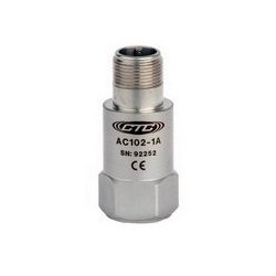 AC102 Multi-Purpose Accelerometer, Top Exit Connector/Cable, 100 mV/g