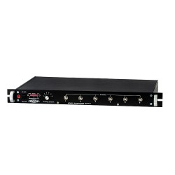 PS06 - Six channel line power supply for accelerometers and piezo velocity transducers, BNC input/output