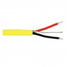 CB111 - Twisted, shielded pair cable, yellow Teflon jacket