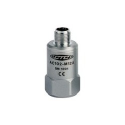 AC102-M12A Multi-Purpose Accelerometer, Top Exit M12 Connector, 100 mV/g