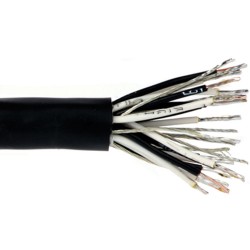 CB122 - 12 pár Multi vezeték, fekete termoplasztikus elasztomer (TPE) burkolatú kábel