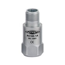 AC165 Three Wire Negative Voltage Accelerometer, Top Exit Connector, 100 mV/g