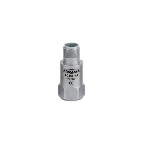 AC165 rezgésgyorsulás érzékelő: 100 mV/g érzékenység, negatív feszültségű, Bently™ kompatibilis