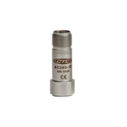 AC240 Premium Series mini-MIL Accelerometer High Frequency Top Exit Connector/Cable 100 mV/g