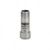 AC140 rezgésgyorsulás érzékelő: 100 mV/g érzékenység, kis méretű, felső kivezetésű