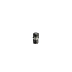 MH108-5B 1/4-28 to M6x1 adapter stud, stainless steel