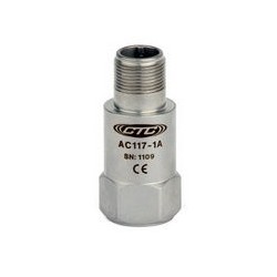 AC117 Multi-Purpose Accelerometer, Top Exit Connector/Cable, 50 mV/g