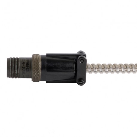 R2H - 2 Pin MIL-style connector for use with armor jacketed cables