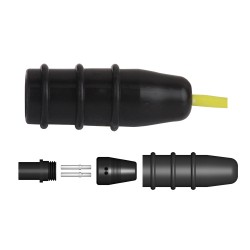 CC-B2A - 2 socket Seal tight boot, crimp style connector kit NOT AVAILABLE!