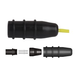 CC-B2R - High Temp, 2 socket Seal tight boot, crimp style connector kit
