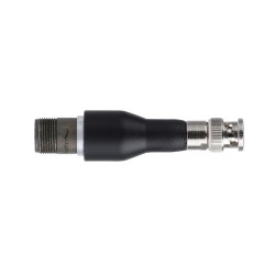 CB908-1A - 2 Pin MIL to BNC Plug Adapter, with overmolded reinforcement
