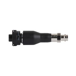 CB913-1A - 2 Socket MIL to BNC Jack Adapter, with overmolded reinforcement