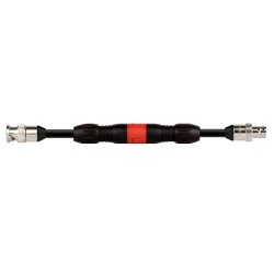 CB916-1A - BNC "F" (plug) to BNC "E" (jack) cable adapter with safety feature included