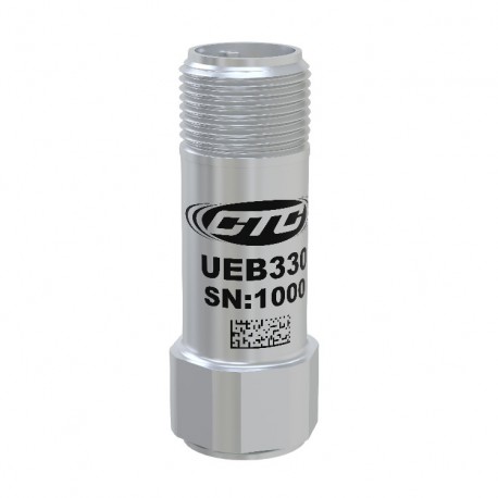 UEB330 - Ultrasound Sensor, 100mV/g, Top Exit