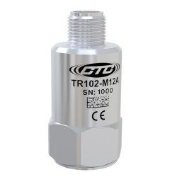 TR102-M12A - RTD Sensor, 100 mV/g, top exit