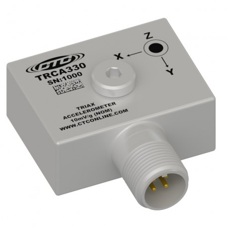 TREA330 - Premium Compact Triaxial Accelerometer, 100 mV/g