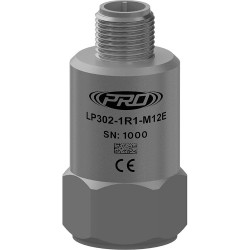 LP302-M12E Loop Power Sensor, Acceleration, 4-20 mA Output, Top Exit 4Pin M12 Connector