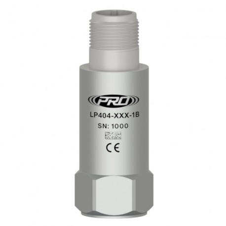 LP404 loop power rezgésgyorsulás, dinamikus rezgésgyorsulás érzékelő és távadó: 4-20 mA, felső kivezetésű