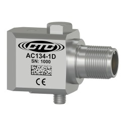 AC134 rezgésgyorsulás érzékelő, alacsony frekvenciás, 500 mV/g, oldalkivezetéses