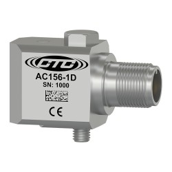 AC156 Kis költségű, alacsony frekvenciás gyorsulásmérő, oldalsó kivezetésű, 500 mV/g