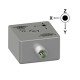 TXFA331 Low Frequency Triaxial Accelerometer, Side Exit 4 Pin Mini-Mil Connector, 500 mV/g