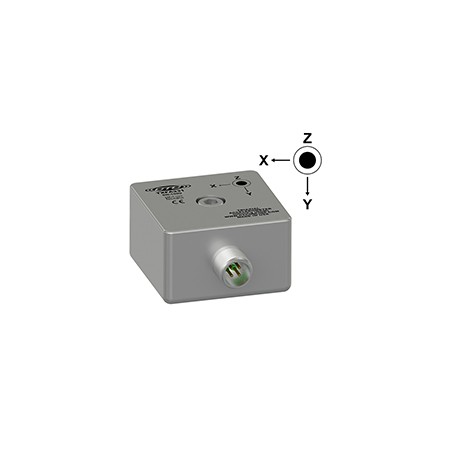 TXFA331 Low Frequency Triaxial Accelerometer, Side Exit 4 Pin Mini-Mil Connector, 500 mV/g