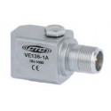 VE136 Piezo Electric Velocity Sensor, Side Exit Connector/Cable, 500 mV/in/sec