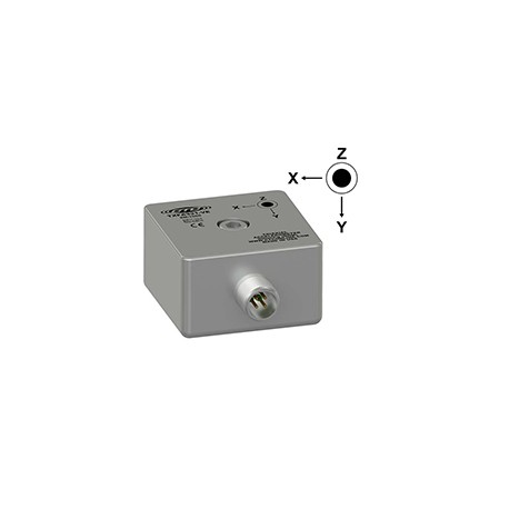 TXFA331-VE Prémium, alacsony frekvenciás, triaxiális rezgéssebesség érzékelő, oldal kivezetés, 4 tüskés, 20 mV/mm/sec