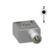 BSFA333-IV Inverse Voltage Triaxial Accelerometer, Side Exit 4 Pin Mini-Mil Connector, 100 mV/g