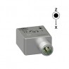 BSFA333-IV Inverse Voltage Triaxial Accelerometer, Side Exit 4 Pin Mini-Mil Connector, 100 mV/g