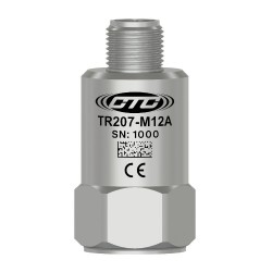 TR207-M12A High Temperature RTD Accelerometer, 100 mV/g