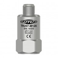 TR207-M12A Magas hőmérsékletű RTD gyorsulás érzékelő, 100 mV/g