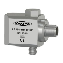 LP284-M12E Loop Power érzékelő, a rezgéssel arányos 4-20 mA kimenet, oldalsó kivezetésű 4 tűs csatlakozó, M8 rögzítés