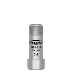 UEB334 Alacsony költségű, IEPE dinamikus rezgés ultrahang érzékelő, 1/4-28 beépítés, felső kivezetésű 2 tűs, 100mV/g