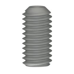 MH108-33B Cup-Point Set Screw, 18-8 Stainless Steel, 10-32 Thread, 10 mm Length